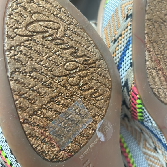 Gianni Bini Multicoloured Ankle Strap Platform Wedge Boho Sandals Women Size 7.5 - Picture 13 of 17